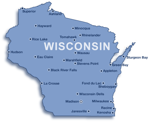 Menomonie Wi Map. Wisconsin Free Advertising