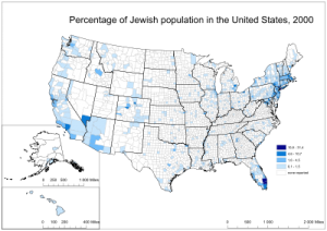 Jewish Population By County