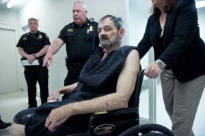 Frazier Glenn Miller Jr. at his arraignment