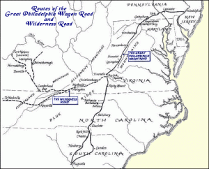 The Scots-Irish settled Appalachia by following the Great Wagon Road