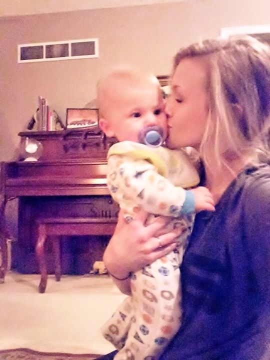 Kelsey and her 1 -year-old son (Image Courtesy of Facebook)